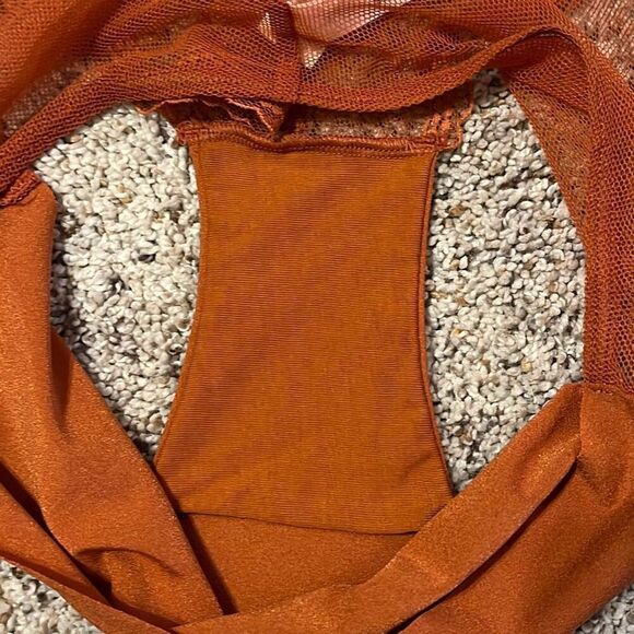 NWT Victoria’s Secret Copper Cheeky Mesh Back Panties Small - Picture 4 of 4